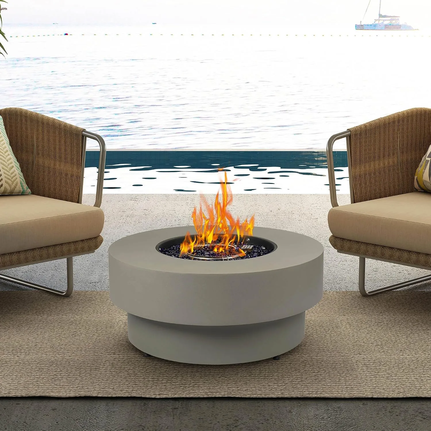 baide home table top fire pit brand intro